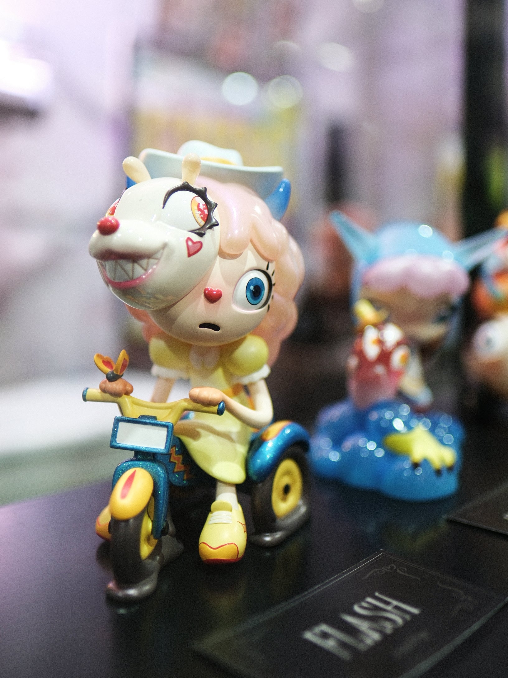 sugopop at thailand toy expo 2026 product display flash polyurethane figure 3/4 view