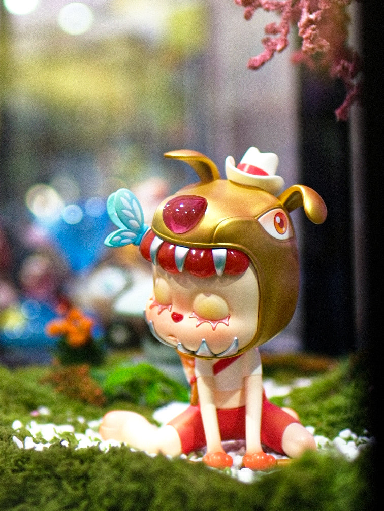sugopop at thailand toy expo 2026 product display laelaps polyurethane figure detail front view