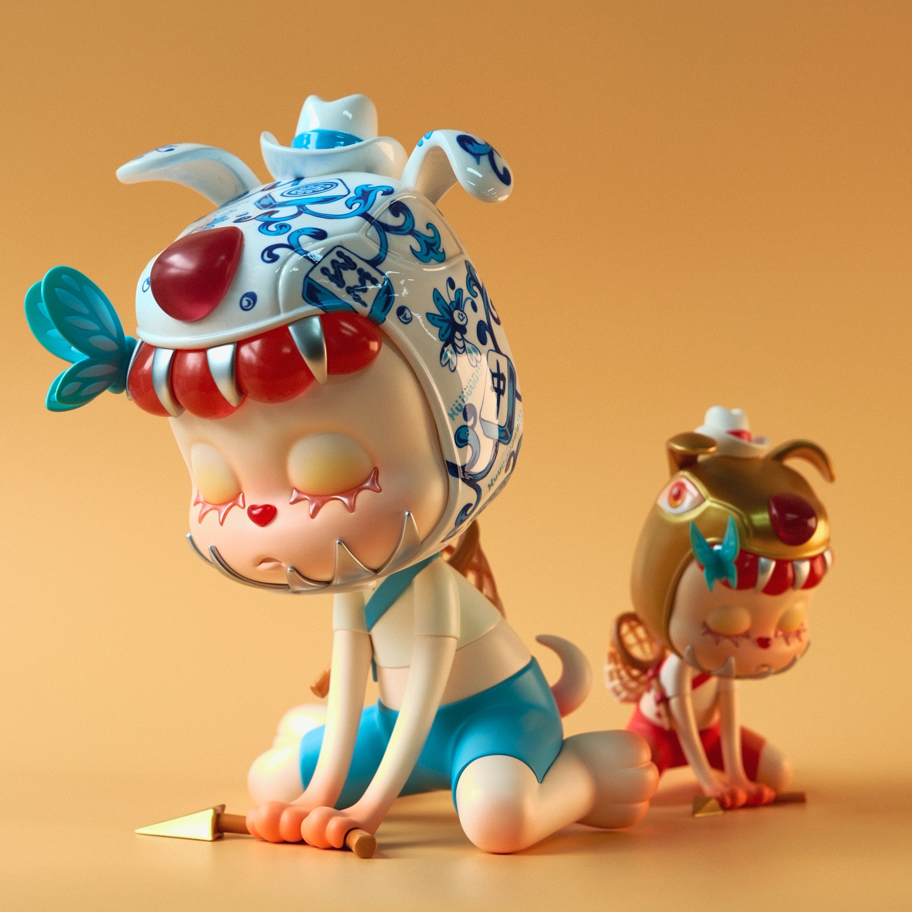 sugopop laelaps polyurethane figure TTE26 edition and standard edition front view